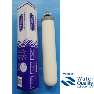 ไส้กรองน้ำดื่มเซรามิคฝาสีเทา Ceramic Water Filter (กล่องสีม่วง)