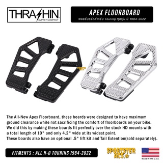 **ฟรีส่งผ่อน0%** Thrashin Supply - Apex Floorboard ฟลอร์บอร์ดสำหรับ Harley Touring Road Glide Street Glide Ultra King