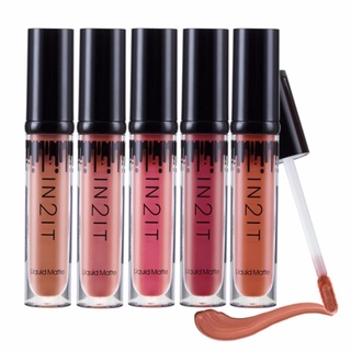 ลิปสติก ติดทน IN2IT Liquid Matte Lipstick มี 10 เฉดสีให้เลือก