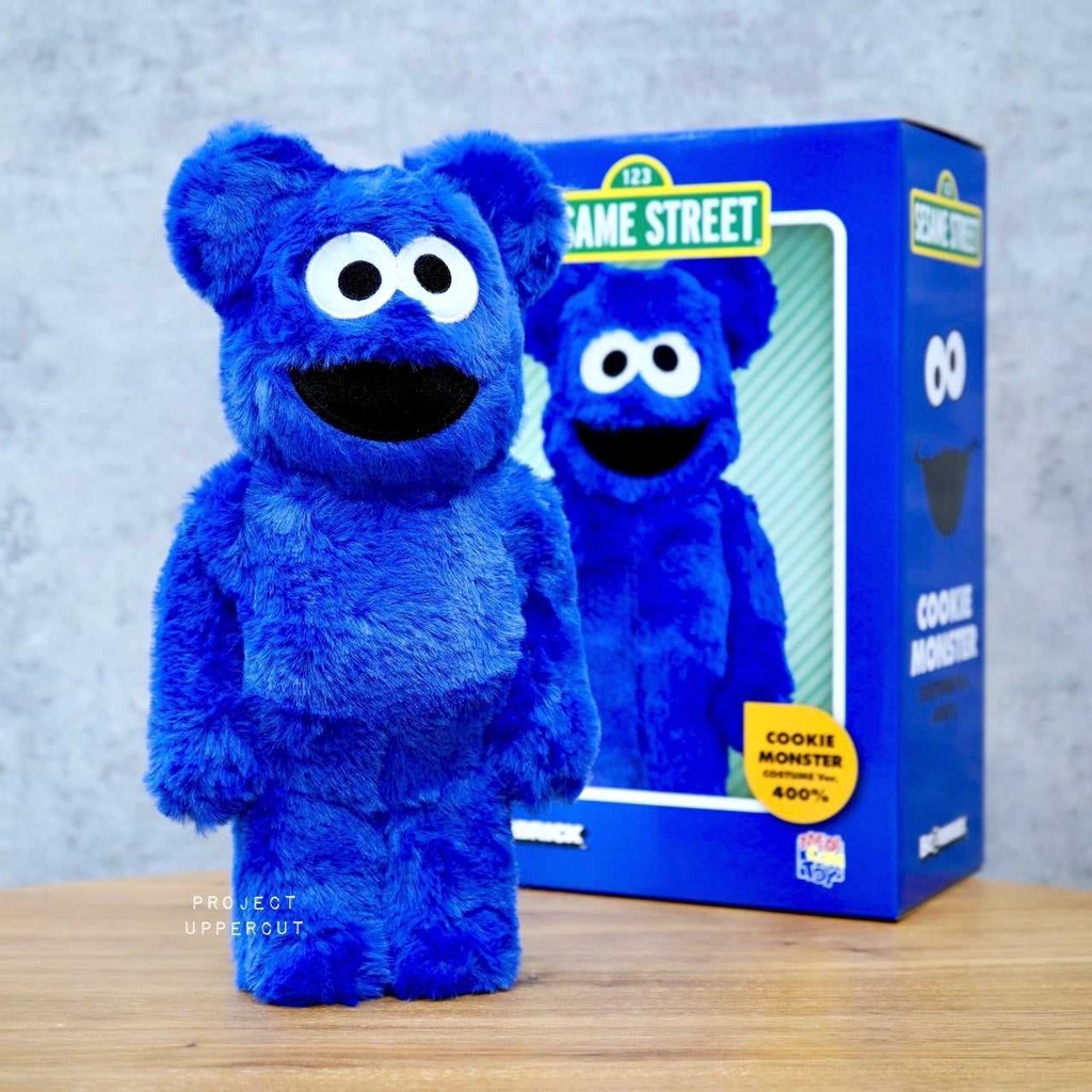 BE@RBRICK 400% SESAME STREET : Cookie Monster - Costume Version [New]