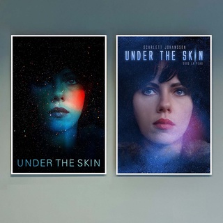 Under the Skin Poster / สวย สูบ มนุษย์ - สการ์เล็ตต์ โจแฮนสัน โปสเตอร์ภาพขนาด 33X48 cm