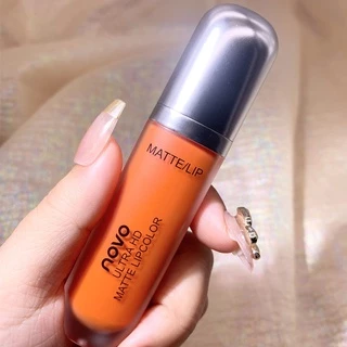 ลิปสติก ลิปทินท์ เนื้อแมตต์ กํามะหยี่ สีแดง เซ็กซี่ กันน้ํา ติดทนนาน ไม่ติดถ้วย