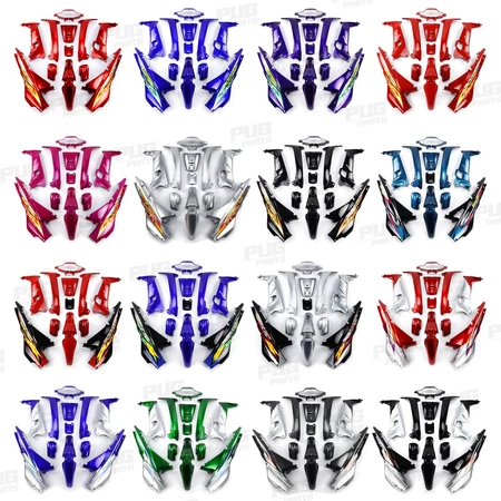 PUGParts ชุดสีWave100 ตัวเก่า (ชุด13ชิ้น) เวฟ100 ตัวเก่า ไฟตาคู่ ชุดสีเวฟ100รุ่นแรก ชุดสีเวฟ100เก่า