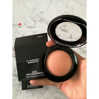 MAC Mineralize blush ป้ายไทย สี Warm Soul ปัดแก้มสีส้มนุ้ดน้ำตาลประกายทอง