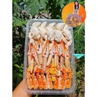 🦀 #ปูชีเปลือย/ปูม้าแกะพร้อมทาน​ เนื้อ​ปู​เน้นๆเต็มคำ