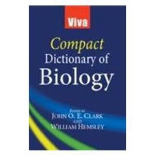 DKTODAY หนังสือ VIVA COMPACT DICTIONARY OF BIOLOGY ( VIVA BOOKS )