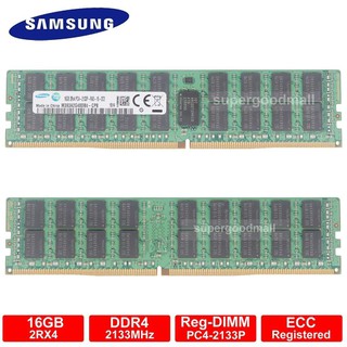 Samsung 16GB 2Rx4 PC4-2133P 17000 DDR4-2133Mhz 288Pin 1.2V ECC Registered Server Memory RAM