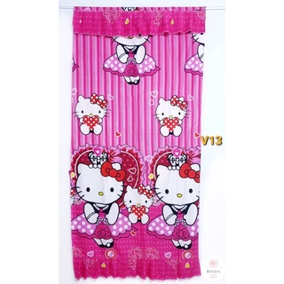 ม่านประตู ลายคิตตี้ hello kitty (ทั้งหมด 5 ลาย) ผ้า Cotton 100% ขนาด 100*200 ซม.