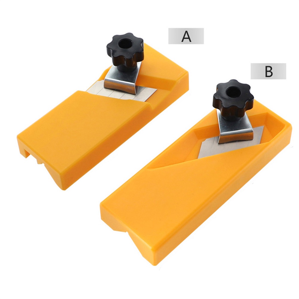 ABS 45/90 องศางานไม้เครื่องบินขอบ Trimmer Hand Planer ช่างไม้ขัด