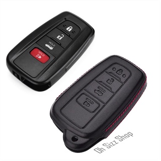 เคสรีโมทรถ Toyota Cross GR Sport 2022 หนังสังเคราะห์ ด้ายแดงสุดเท่  (PU Leather Key Case Key Sets ; Toyota Altis GR Spor