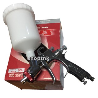 Star ปืนพ่นสีแบบถ้วยบน 1.6 มม สีเงิน S4000-162G Top Gravity Spray Gun 2 Pak Enamel, Polyurethane and Basecoat