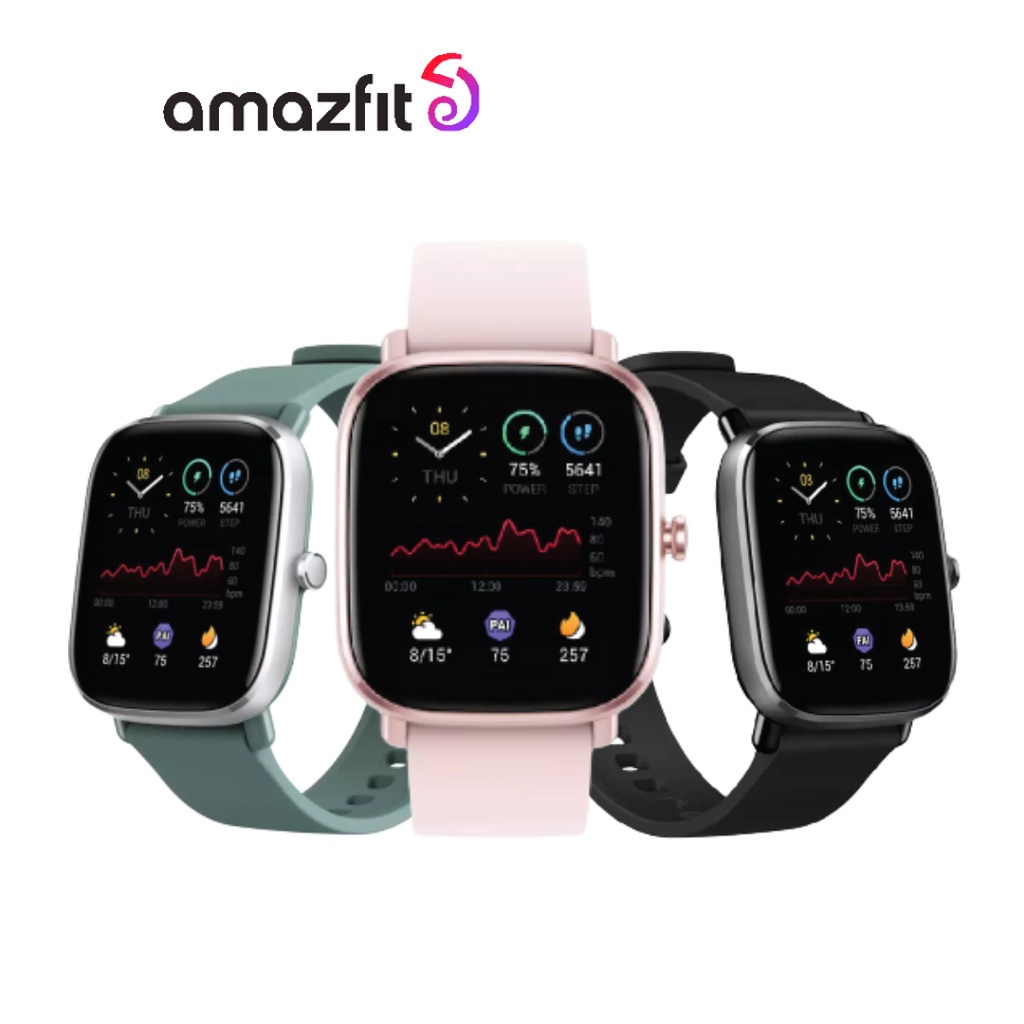Amazfit  นาฬิกา Smartwatch, GTS 2 Mini New Version, Blood-oxygen, GPS, 68+ Sports Modes