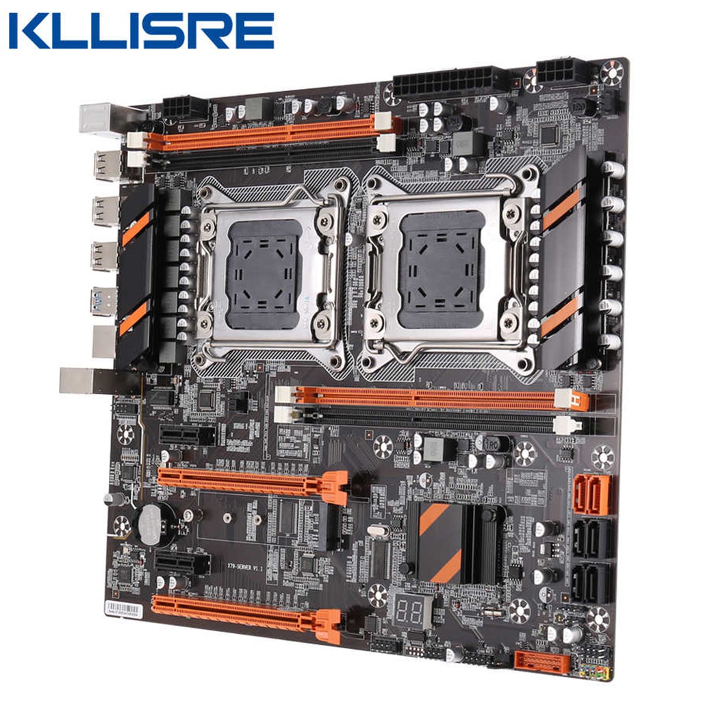 OEM Intel LGA 2011 V2 Kllisre X79 Dual CPU DDR3 M.2 NVME - kingcom ...