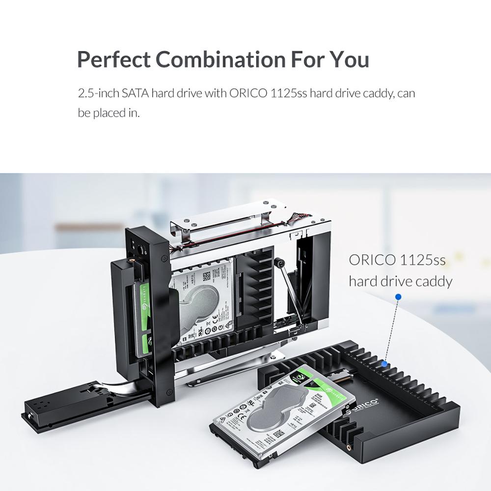 Orico อะแดปเตอร์เมาท์ฮาร์ดไดรฟ์ภายใน สเตนเลส 2.5 เป็น 3.5 นิ้ว 3.5 นิ้ว SATA HDD