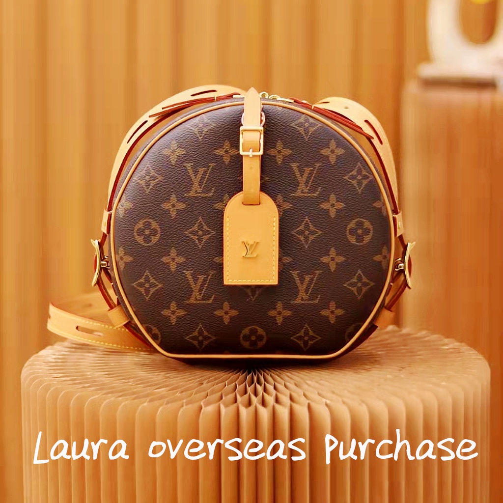 พรีออเดอร์ สินค้าใหม่ของแท้ ，Louis Vuitton，กระเป๋ารุ่น BOITE CHAPEAU SOUPLE MM，crossbody bag，Shoulder Bags，LV
