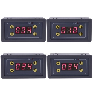 YIN DC 5V 12V 24V AC 110V 220V Digital Time Delay Relay Cycle Timer Control Switch Adjustable Timing Relay Time