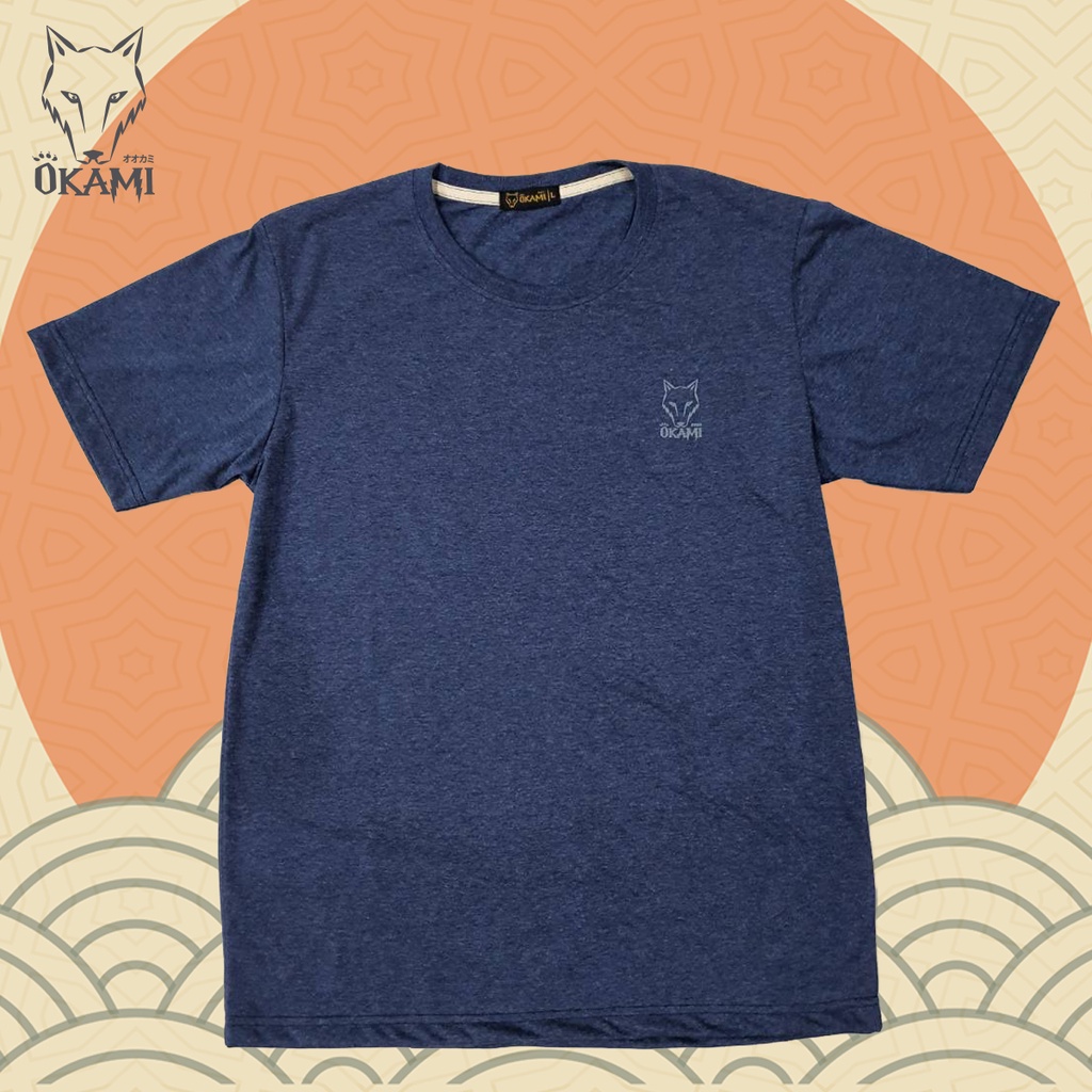 เสื้อยืด OKAMI "โลโก้อก" "คอกลม" ผ้านุ่มมากกก ใส่สบายมากกก สีท็อปดราย