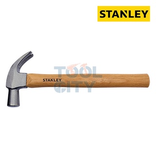 STANLEY 51-370 ค้อนหงอนด้ามไม้ หัวตรง13" 16ออนซ์