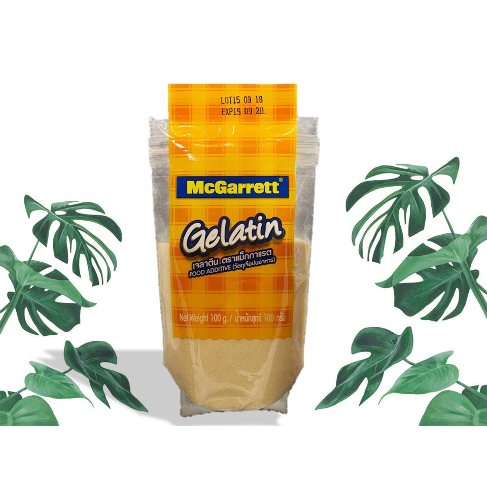 McGarrett Gelatin เจลาติน 100 กรัม Shopee Thailand
