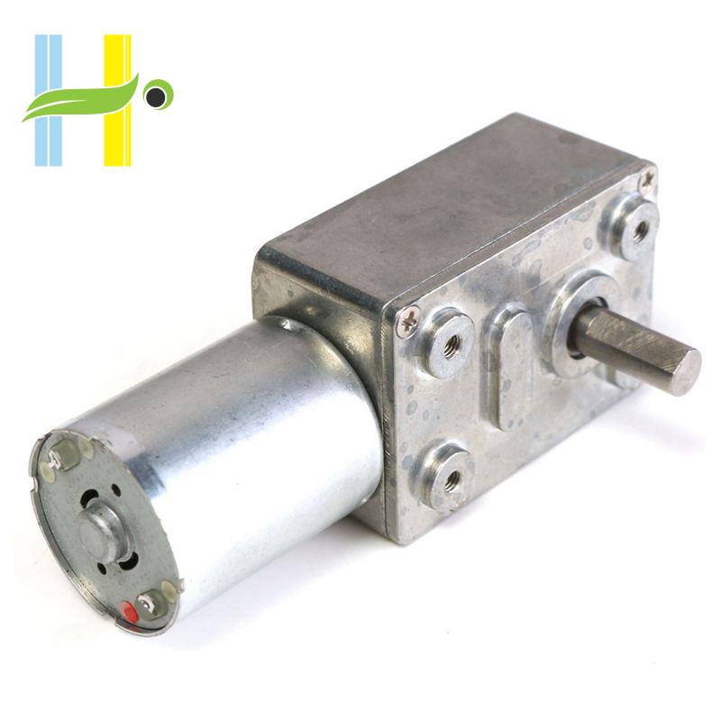 GW370 12V 6rpm Reversible High Worm Geared Motor Torque DC Motor 35A
