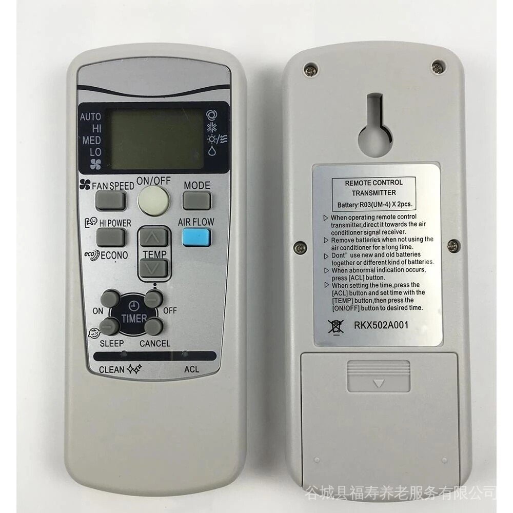 สําหรับรีโมทคอนโทรลเครื่องปรับอากาศ Mitsubishi RKX502A007B RKX502A007C RKW502A200B RKX502A001B SRK-Z