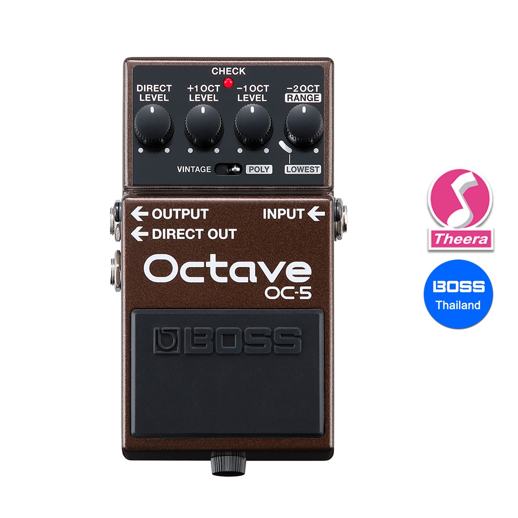 BOSS OC-5 Octave เอฟเฟ็กต์กีตาร์ BOSS EFFECT OC5 รับประกันจากศูนย์ตัวแทนประเทศไทย