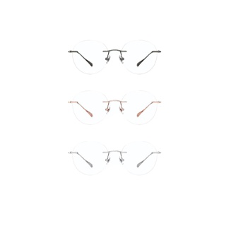 [FLASH SALE เหลือ 3,190.-]แว่นสายตา Bolon BJ1379 Ava โบลอน แว่นกรอบเจาะ สายตาสั้นสายตายาว แว่นกรองแสง Titanium