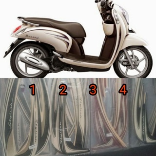 สติกเกอร์ลายทาง Honda Tiedye Standard ori fullset 2014-2015