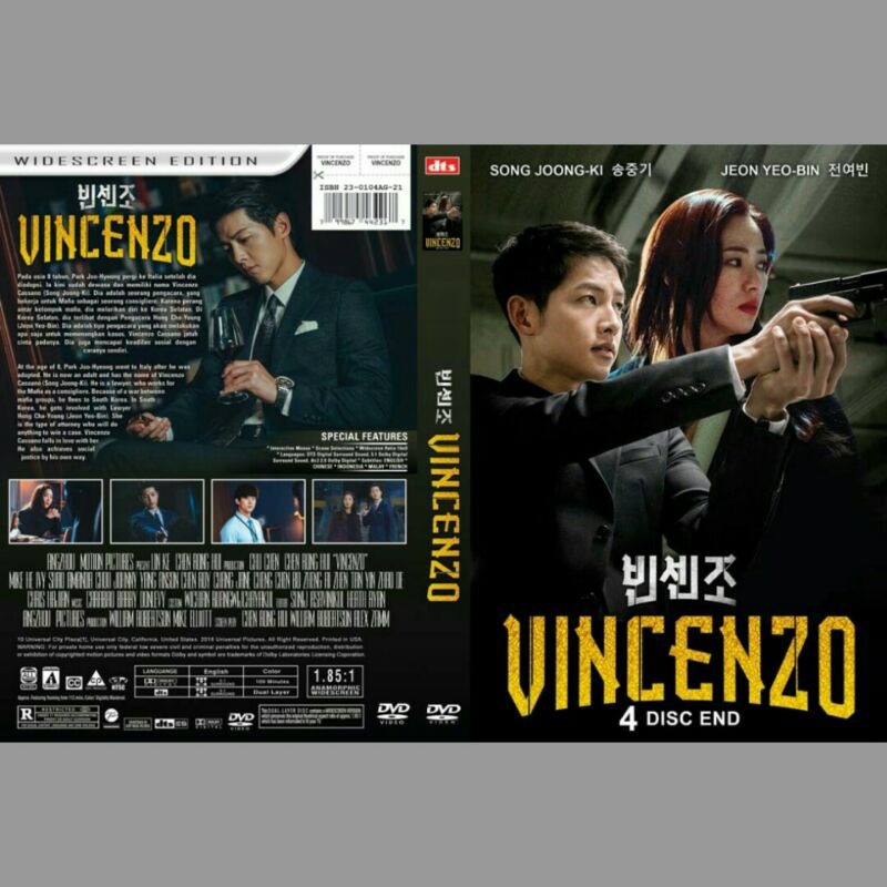 2021 Drakor Series Cassette "VINCENZO" 5 Disk-end