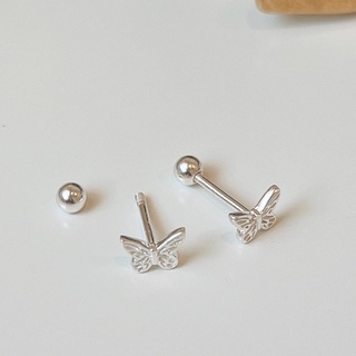 [ได้รับการรับรองเงินแท้] Suwann.na ต่างหู ต่างหูเงินแท้ จิว …