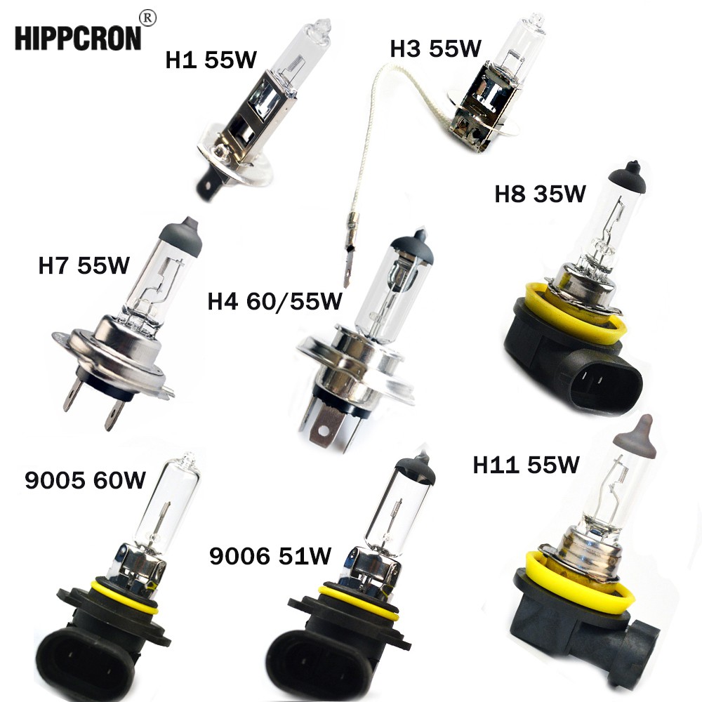 Ging Bright 9005 9006 หลอดไฟฮาโลเจน ไฟหน้ารถยนต์ H1 H3 H4 H7 H11 HB3