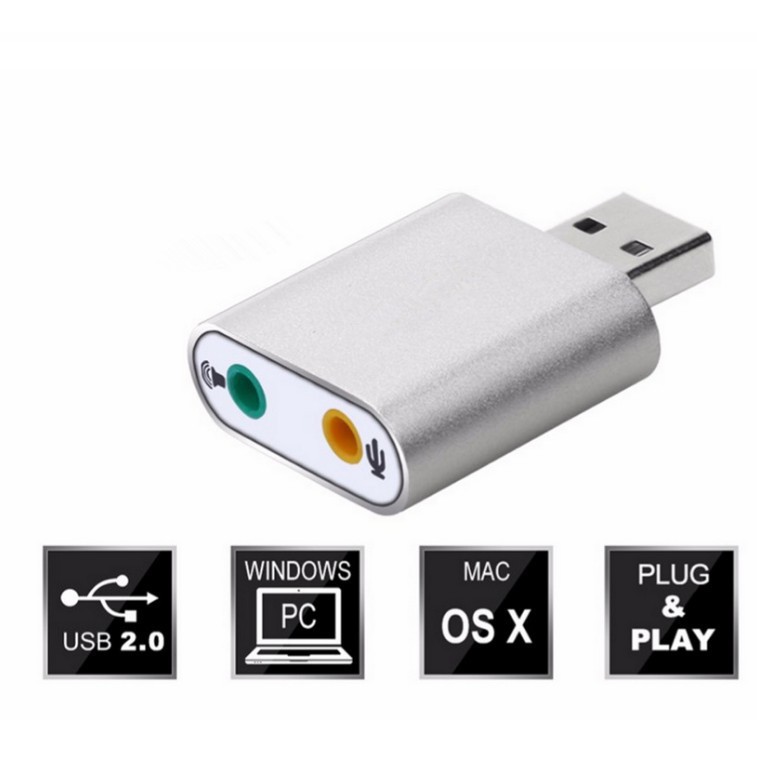 สินค้าแนะนำ USB การ์ดเสียง ซาวด์การ์ด Audio 3D Sound Virtual 7.1 Channel Card Adapter ฐานเสาฟลายชีท HDMI cable USB ชุดน้ำมัน การ์ดรีดเดอร์อะแดปเตอร์