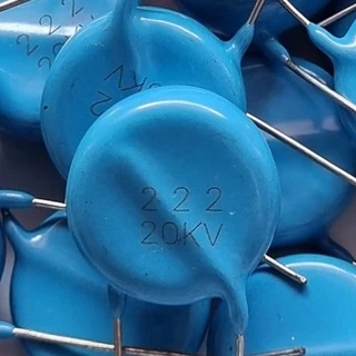 222 20KV ตัวเก็บประจุเซรามิกแรงดันสูงพิเศษเครื่องเชื่อมตัวเก็บประจุความถี่สูงพิเศษตัวเก็บประจุเซรามิก 222 20KV