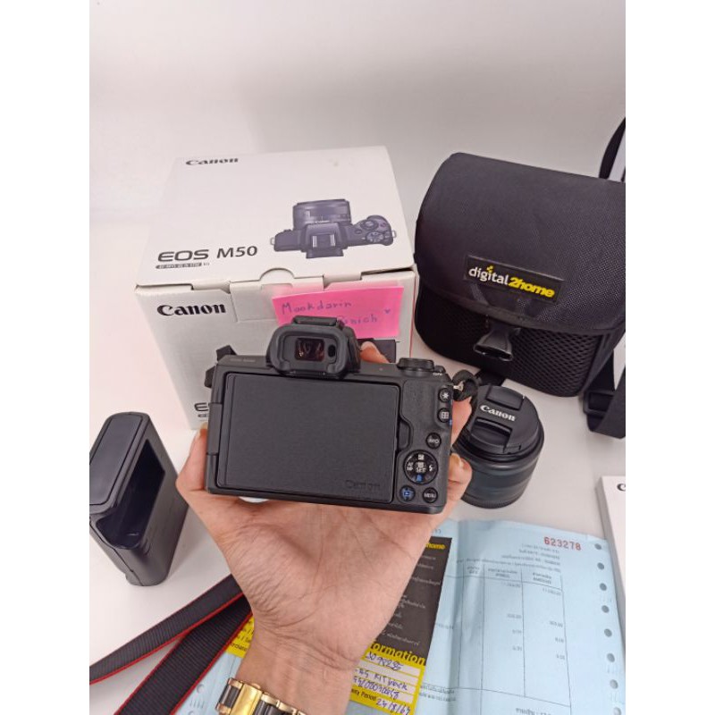 Cannon eos-m50​ เลนส์​ EF-M 15-45​ STM