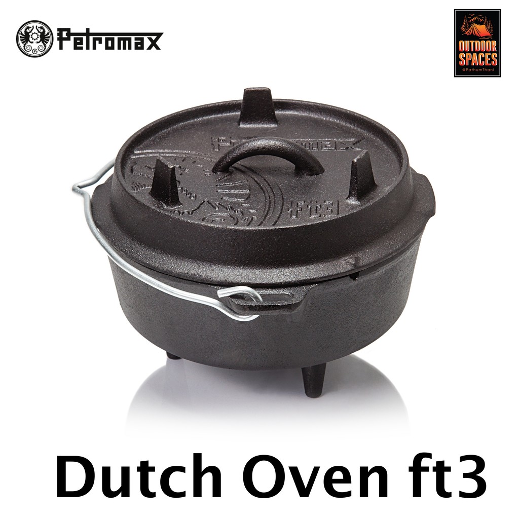หม้อเหล็กหล่อ Petromax Dutch Oven ft3