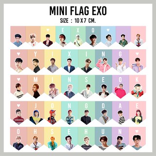 ธงจิ๋ว EXO [mini flag EXO]