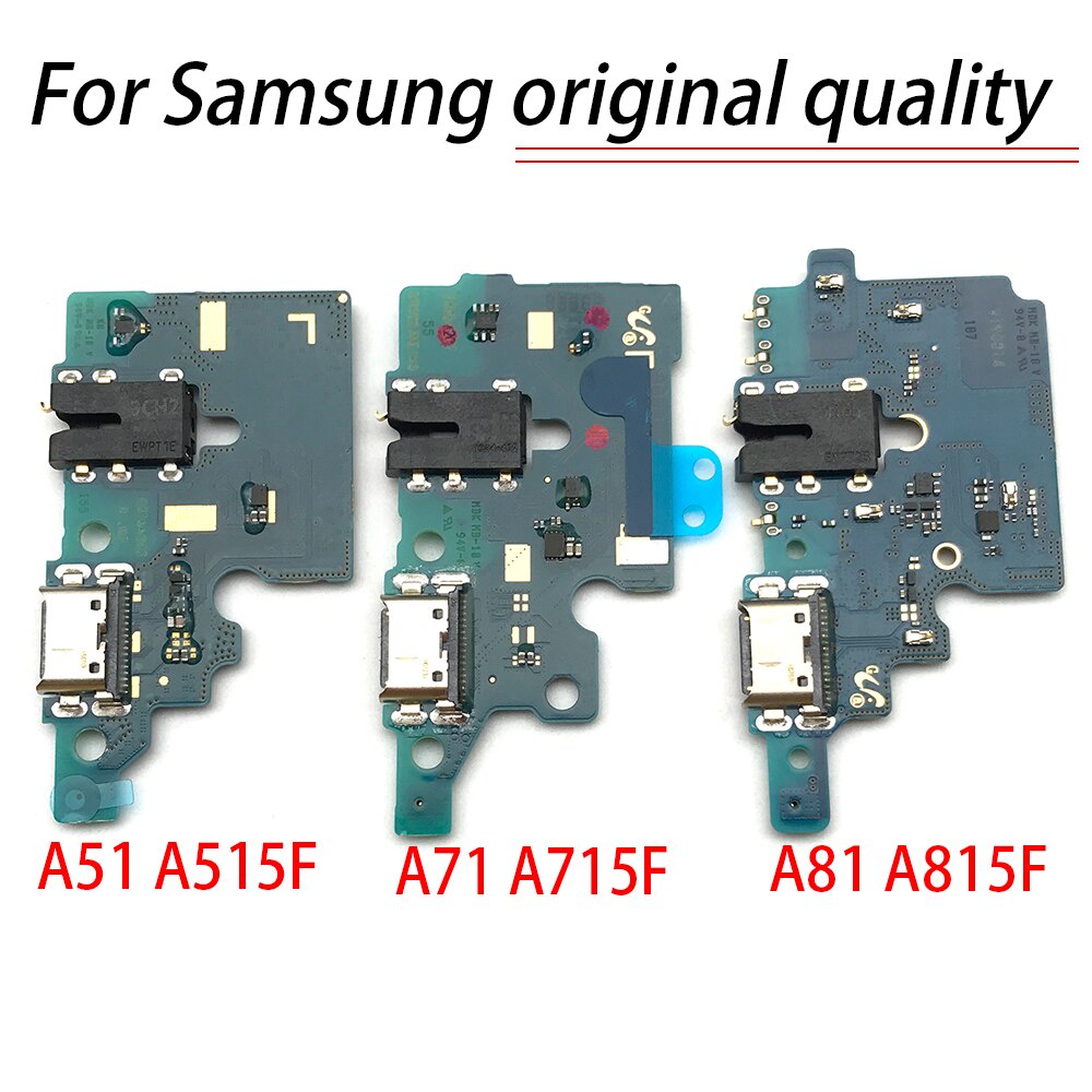 บอร์ดพอร์ตชาร์จ USB สายเคเบิลอ่อน สําหรับโมดูลไมโครโฟน Samsung Galaxy A51 A71 A81