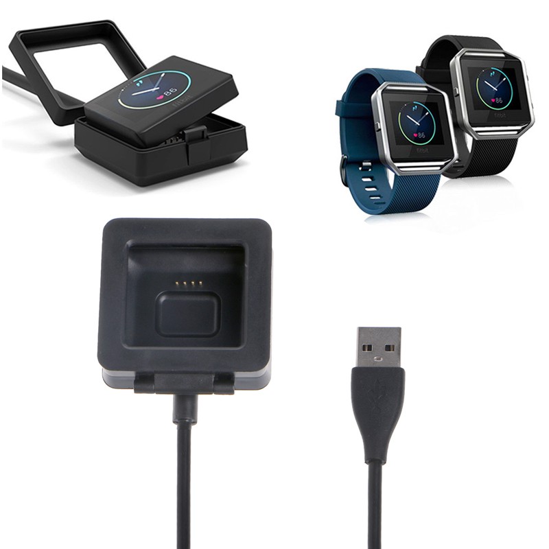 สายชาร์จ USB สำหรับ Smart Fitness Watch Fitbit Blaze #5