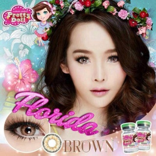 คอนเเทคเลนส์ สี  Florida brown