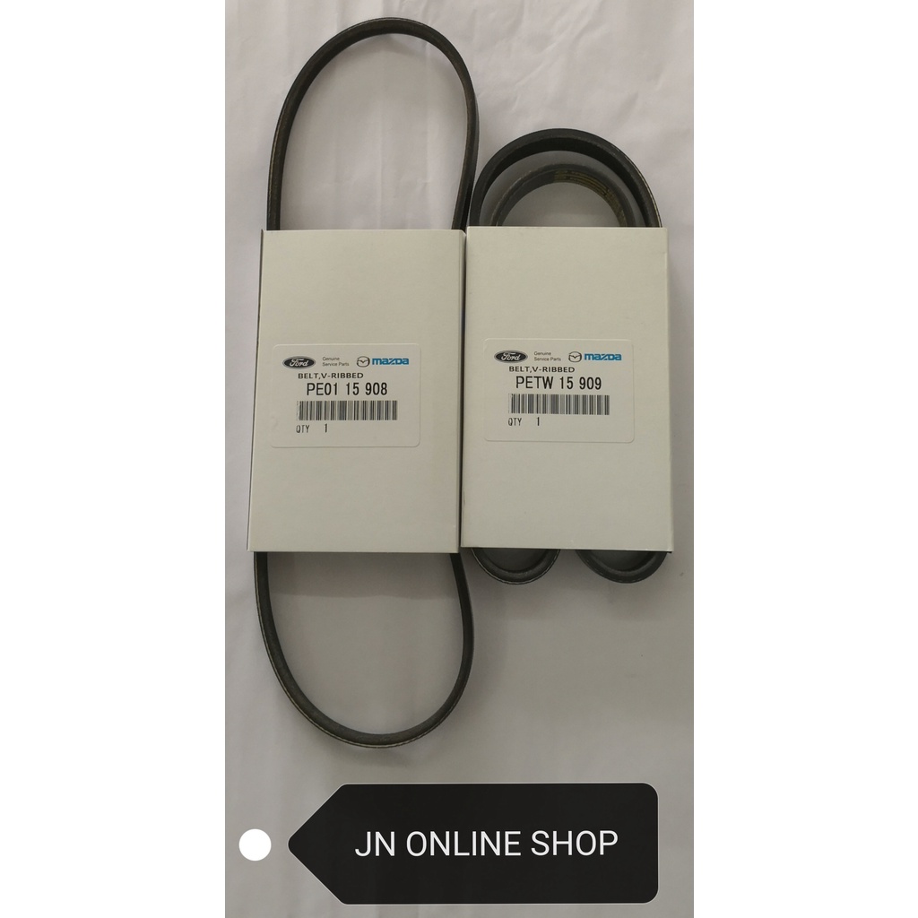 สายพานพัดลม (FORD & MAZDA OEM) สําหรับ Mazda 3 & 6 CX5 2.0 Skyactive 2013-2019 ปี 6PK962 & 3PK798