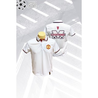 เสื้อโปโล ลิขสิทธิ์แท้ แมนยู Man U ( ชาย ) รุ่น MUFC 011 สีขาว