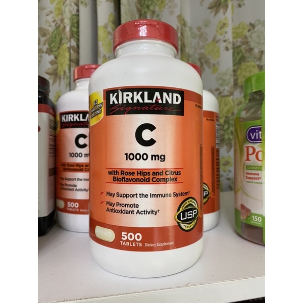 Kirkland Signature Vitamin C 1000 mg 500 เม็ด วิตามินซี