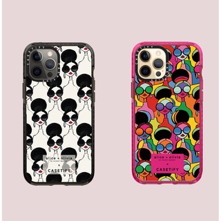 เคสโทรศัพท์มือถือแบบนิ่ม ลาย Alice Olivia Casetify Rainbow Stace Face Girl สําหรับ For iPhone 14 Plus X XS XR 11 12 13 Pro Max