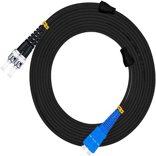 SC to ST Outdoor Armored Duplex SM Fiber Optic Cable Jumper Optical Patch Cord Singlemode 9/125