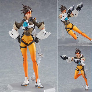 Figma ฟิกม่า Model Figure ฟิกเกอร์ โมเดล จากเกมส์ Overwatch โอเวอร์วอช Tracer เทรเซอร์