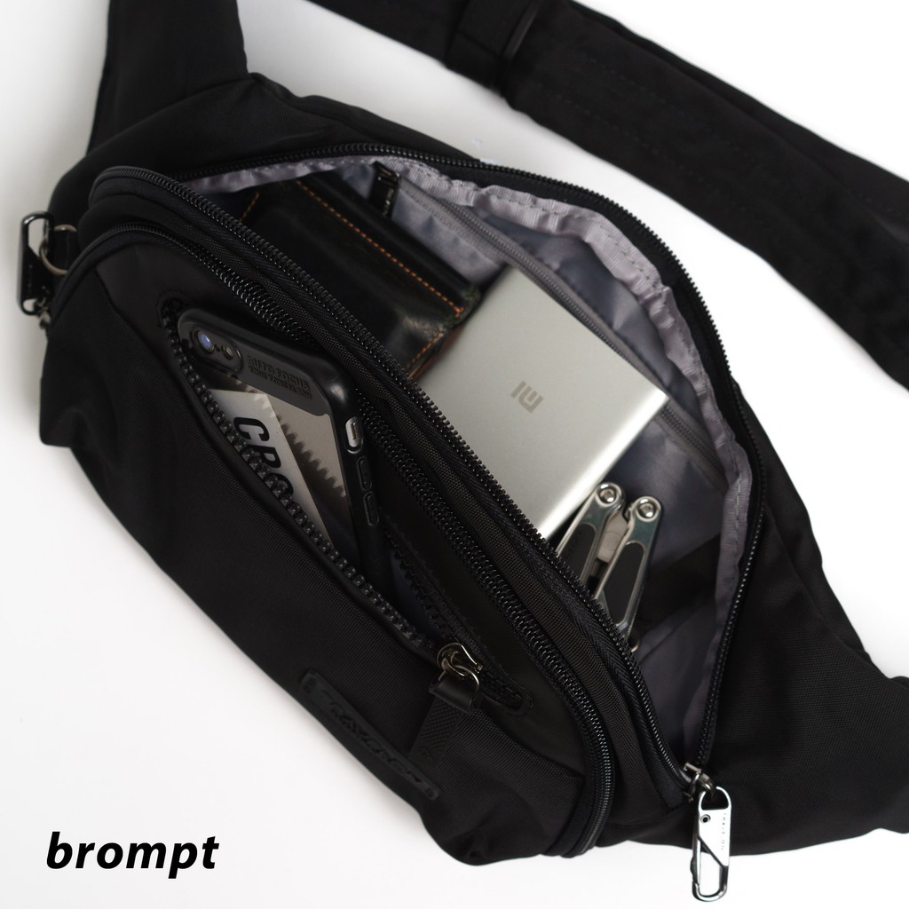 Travelon 43418 AntiTheft Metro Waist Pack กระเป๋าคาดเอว brompt
