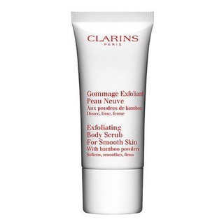 clarins exfoliating body scrub for smooth skin with bamboo powders 30ml