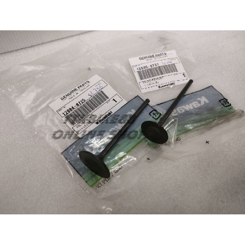 SL250 KLX250 VALVE INTAKE VALVE EXHAUST & VALVE SEAL KAWASAKI