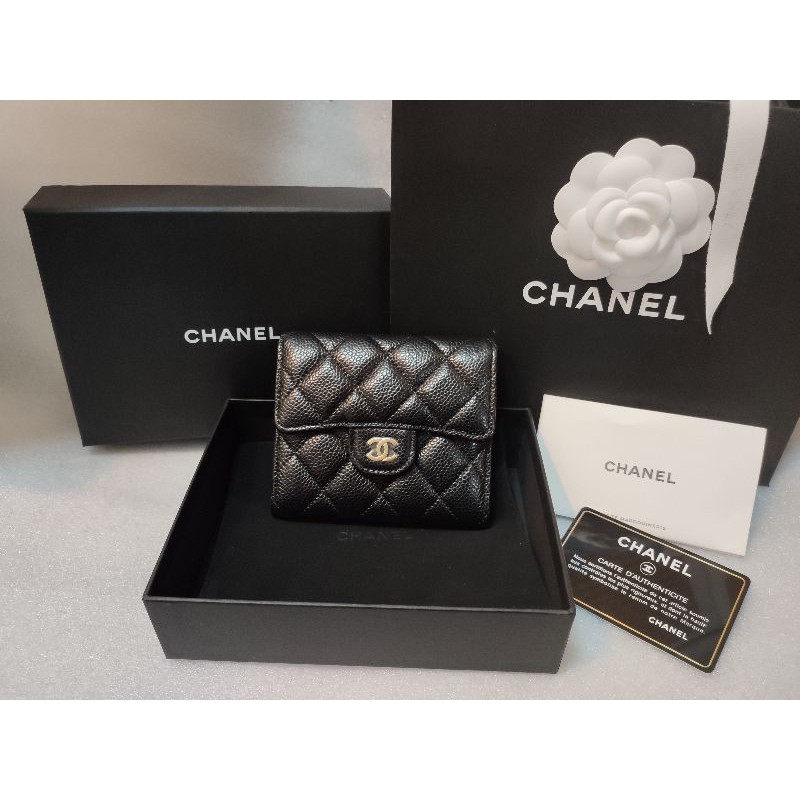 New chanel classic short wallet trifold
