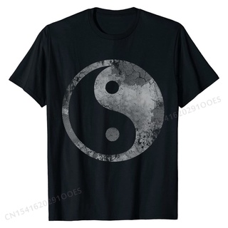 [COD]Yin Yang Taoist Tao เสื้อยืดลําลองเนื้อผ้าฝ้ายสไตล์วินเทจสําหรับผู้ชายS-5XL